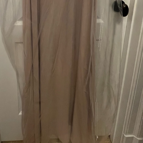 Birdie Grey Bridesmaid Dress (Kae) - Picture 9 of 10